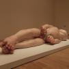 View the image: Ron Mueck sculpture