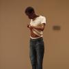 View the image: Ron Mueck sculpture